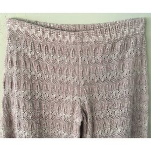 Free People Pants - FREE PEOPLE CROCHET KNIT WIDE LEG PANTS SZ 0 Free People Pants - FREE PEOPLE CROCHET KNIT WIDE LEG PANTS SZ 0
